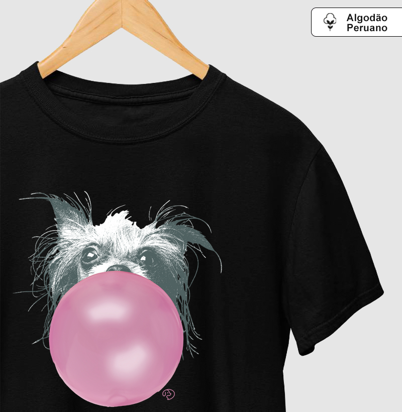 Cachorro com Chiclete