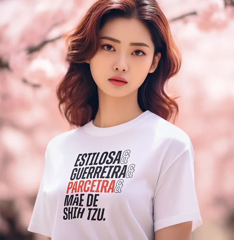 Camiseta Mãe de Shih Tzu