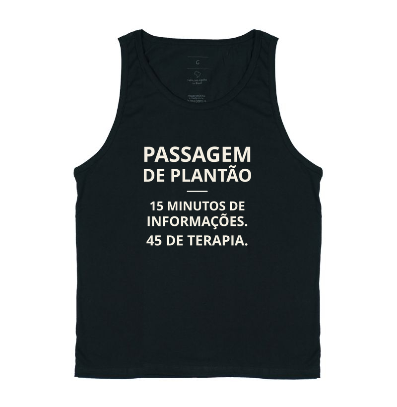 Passagem de plantão offwhite - Regata