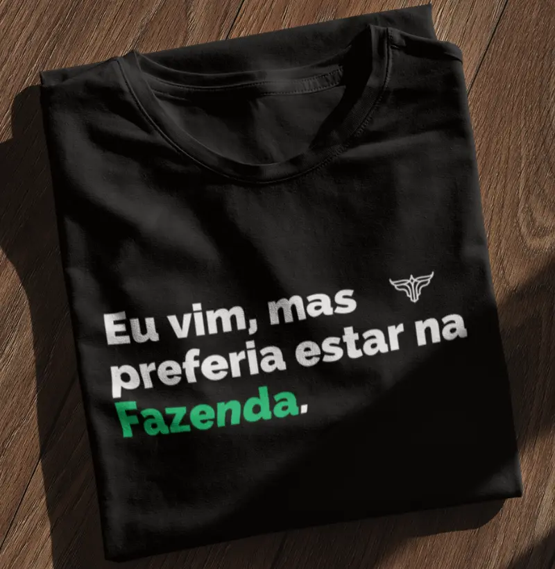 Preferia estar na Fazenda