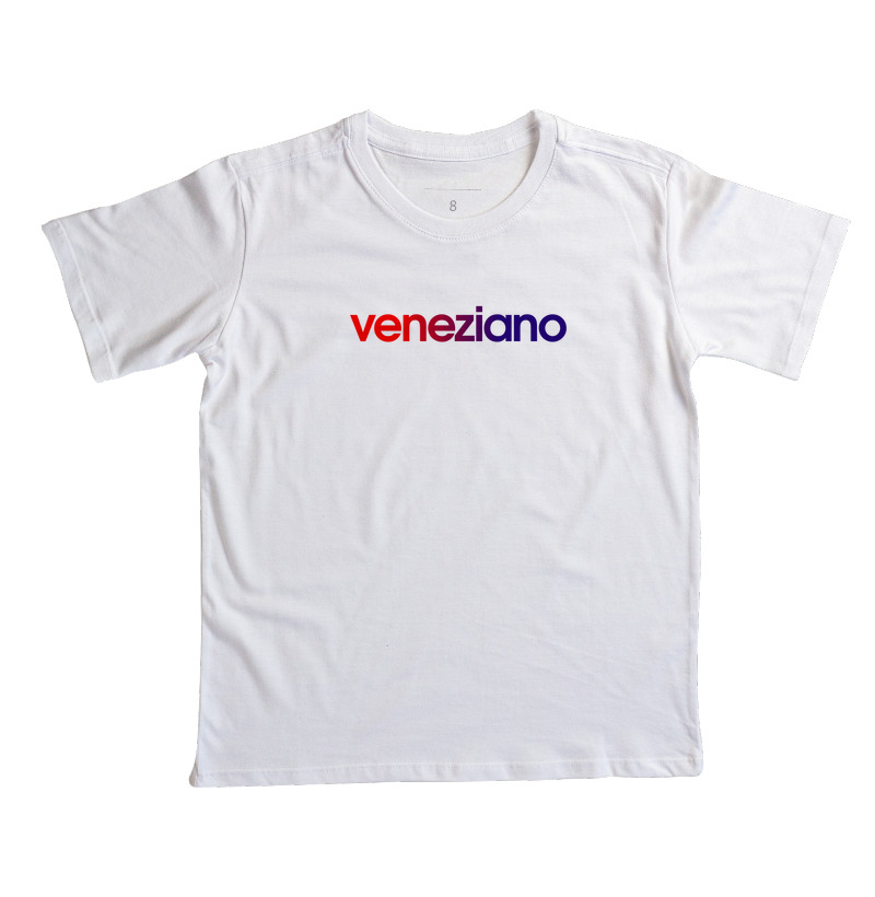 Camiseta Infantil Veneziano Cores da Bandeira