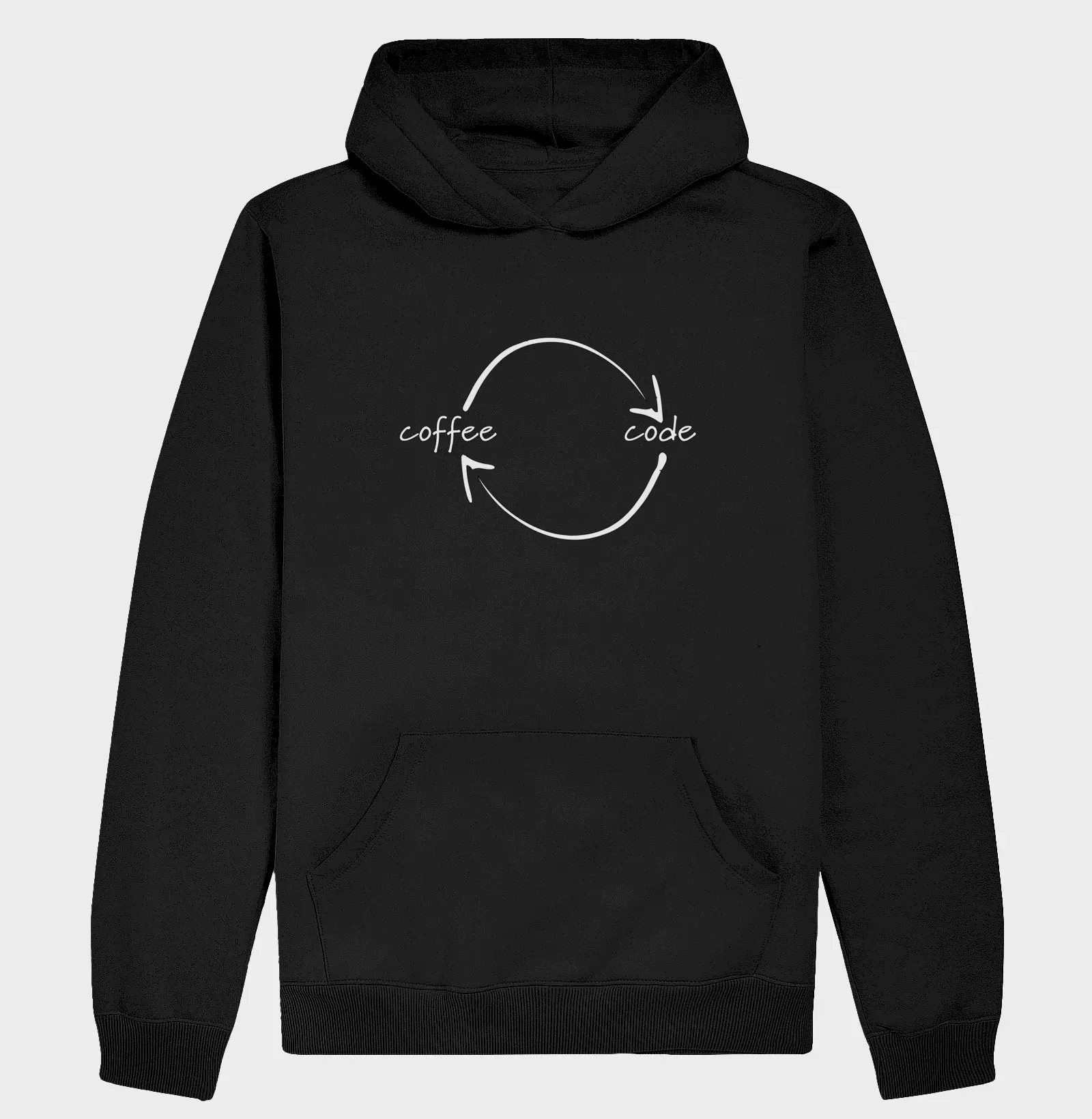 Hoodie Moletom Loop Coffee Code