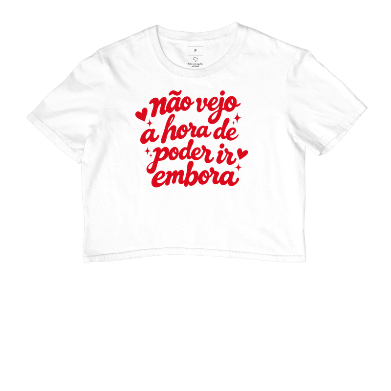 não vejo a hora de poder ir embora