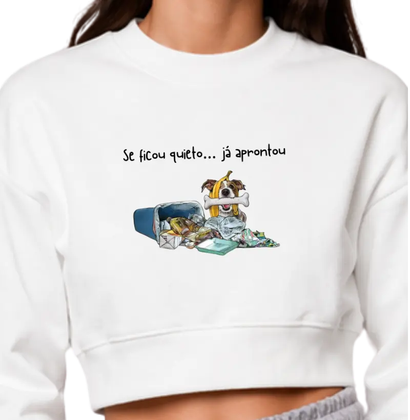 Se ficou quieto... Já aprontou