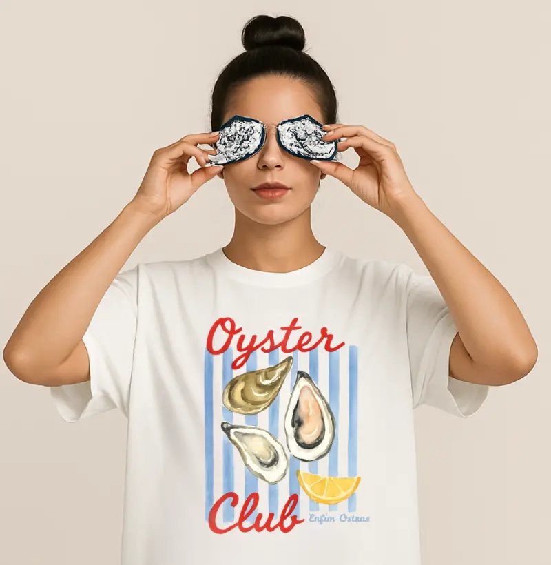 Camiseta Oversized Oyster Club Enfim