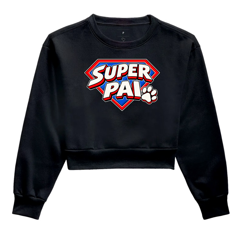Pai de Cachorro | Super Pai (Edição Herói da Lealdade) - Cropped Moletom