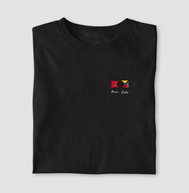 Bravo Zulu Minimalista - Algodão 30.1