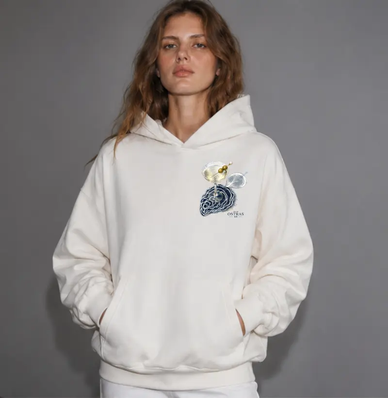 Moletom Capuz Happy Oyster mini - por Enfim