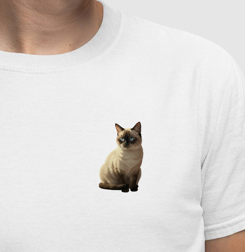 Gato Siamês Minimalista