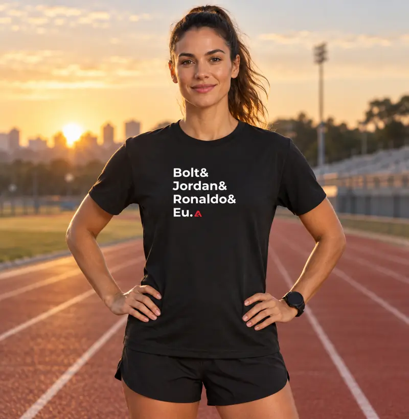 Camiseta Bolt, Jordan, Ronaldo - Atleta Pro