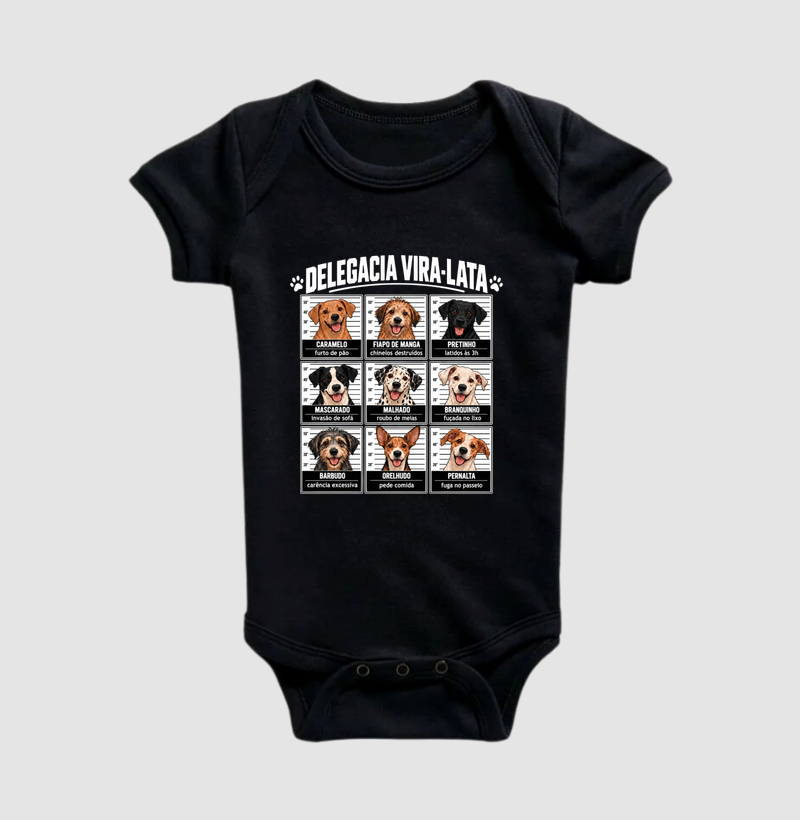 Delegacia Vira-Lata - Body Infantil