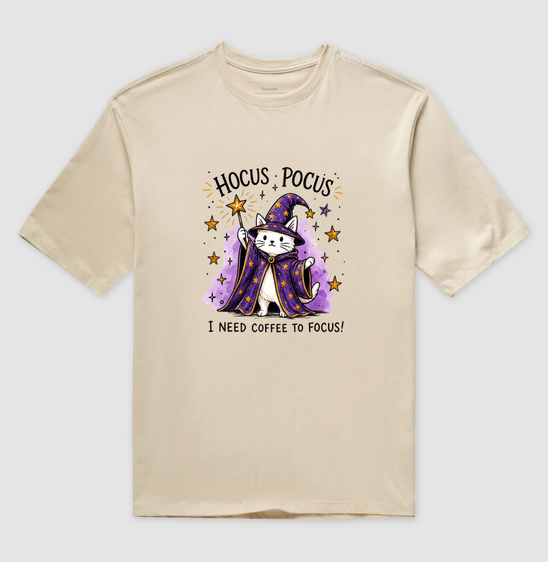 Hocus Pocus Coffee - Camiseta Oversized