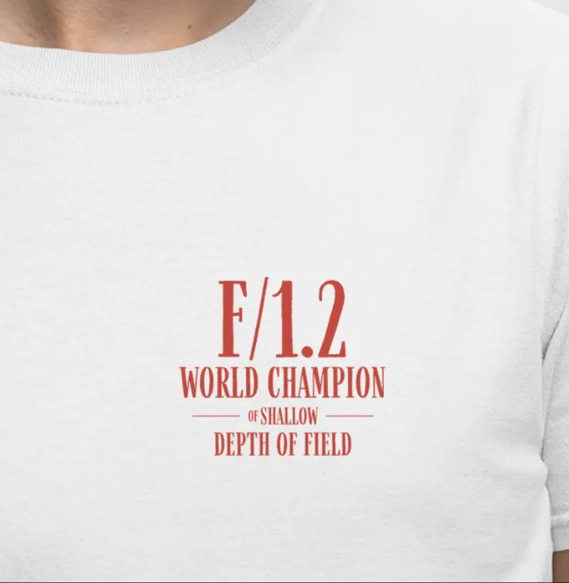 Profundidade de campo - Camiseta