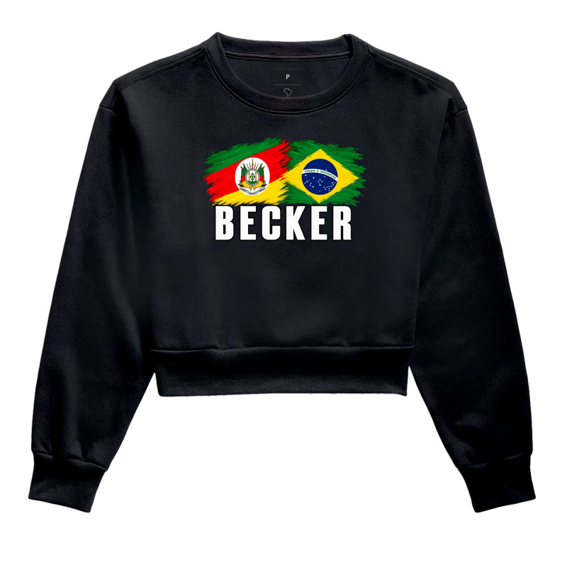Becker  - Cropped Moletom