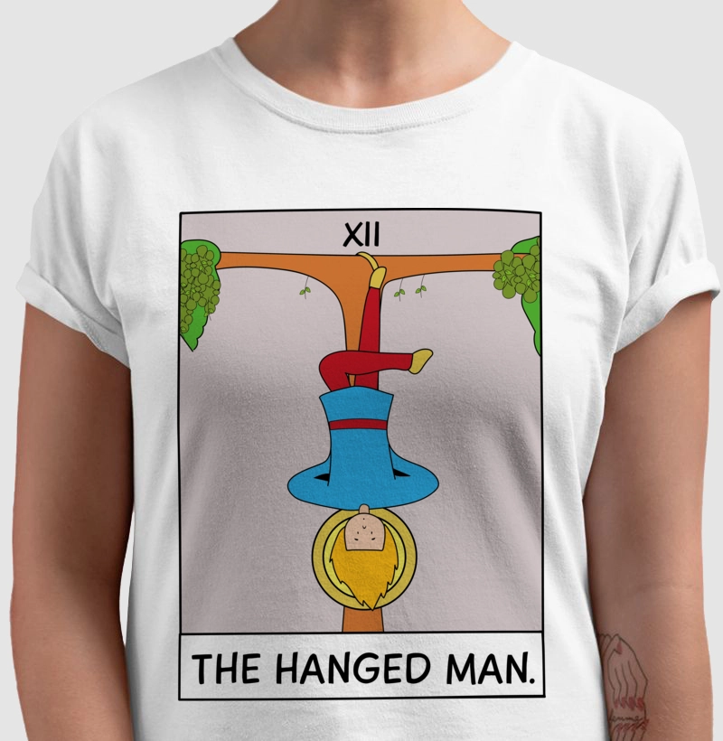 Camiseta Big Carta - The Hanged Man - Estampa Tarot