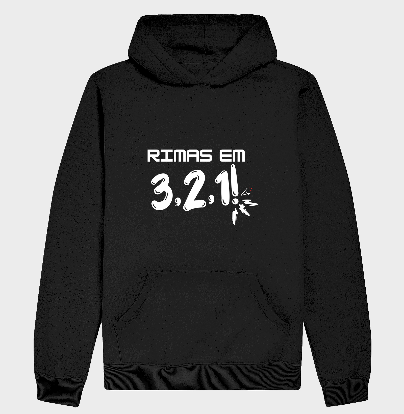 Camiseta rimas em 3,2,1!