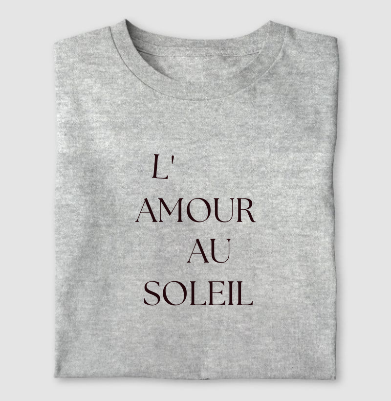 Camiseta L'amour au Soleil Vinho