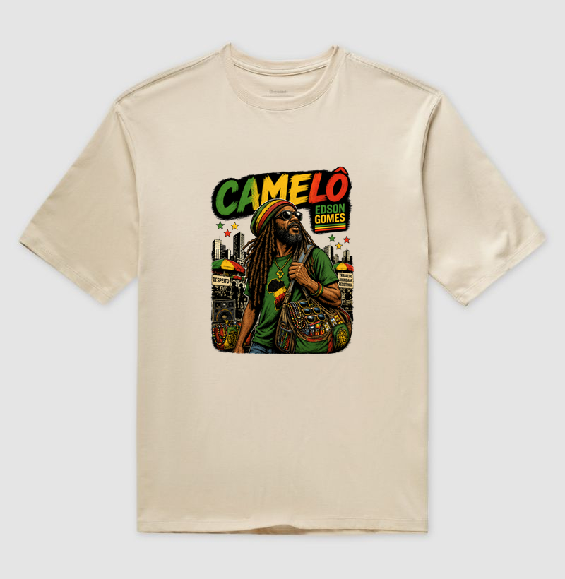 🔥 Camiseta Camelô – Edson Gomes