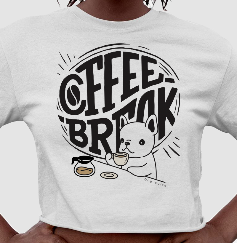 Cropped Dog Pulse - Coffee Break Dog