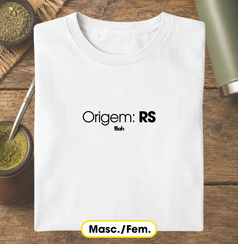Origem: RS - Camiseta