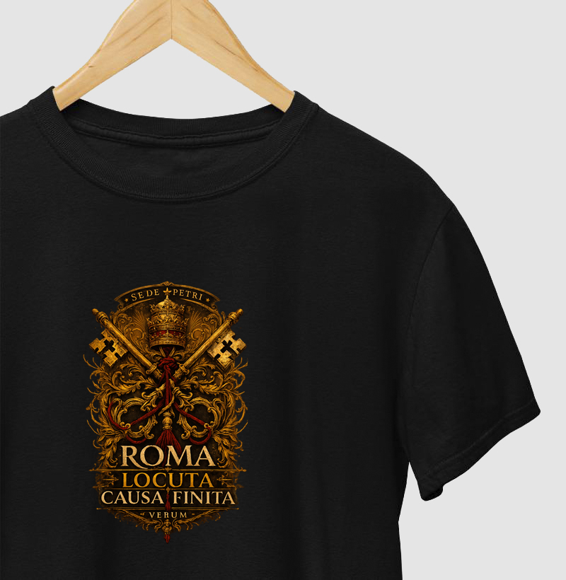 Camiseta Roma falou.