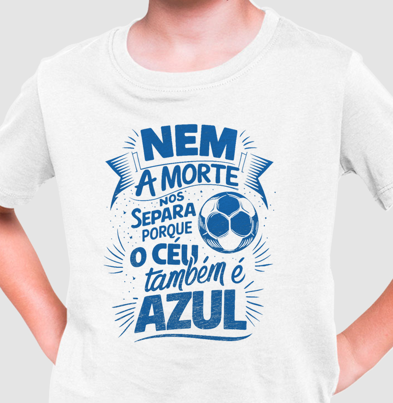 Camiseta Infantil Nem a Morte Nos Separa
