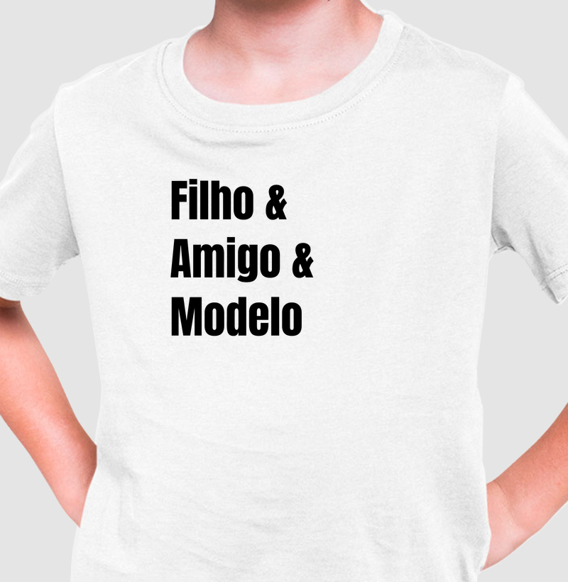 Filho amigo modelo