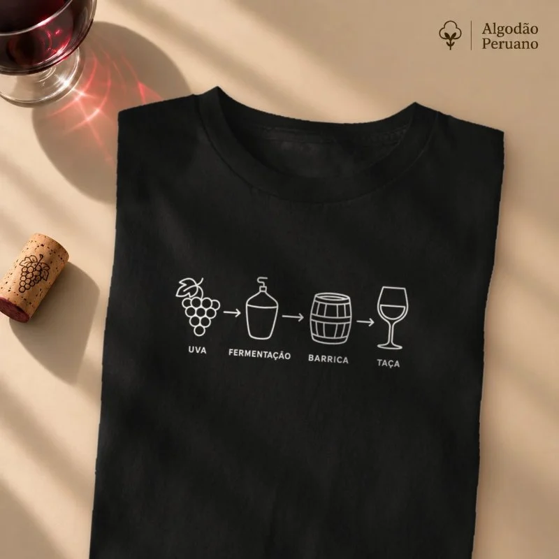 Camiseta O Caminho Do Vinho