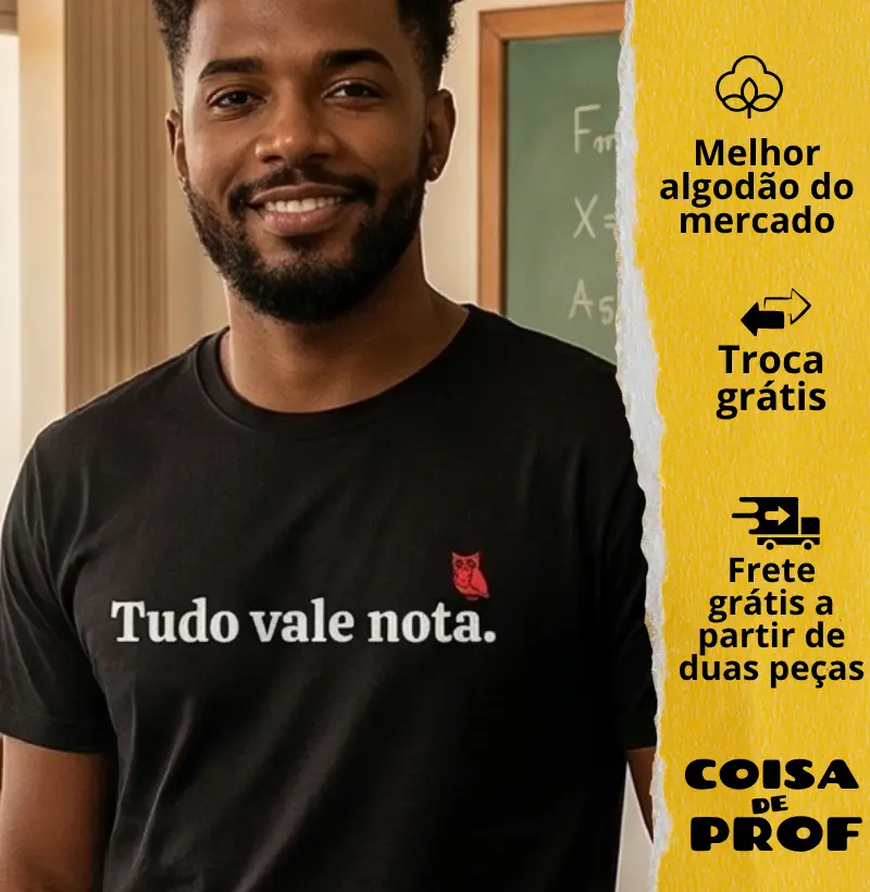 Camiseta Tudo Vale Nota