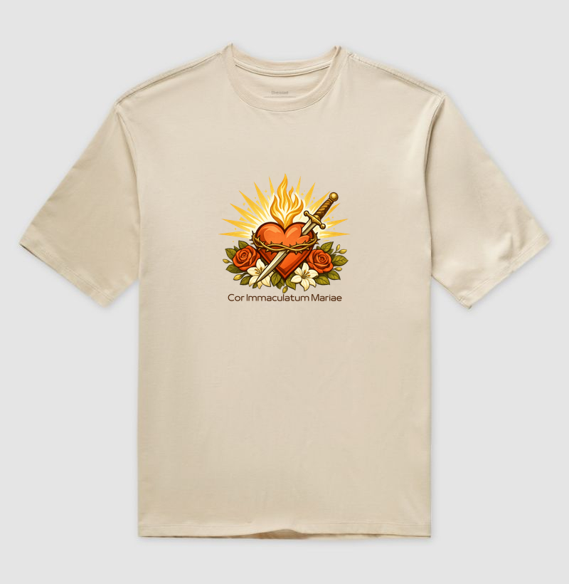 Camiseta Oversized Cor Immaculatum Mariae