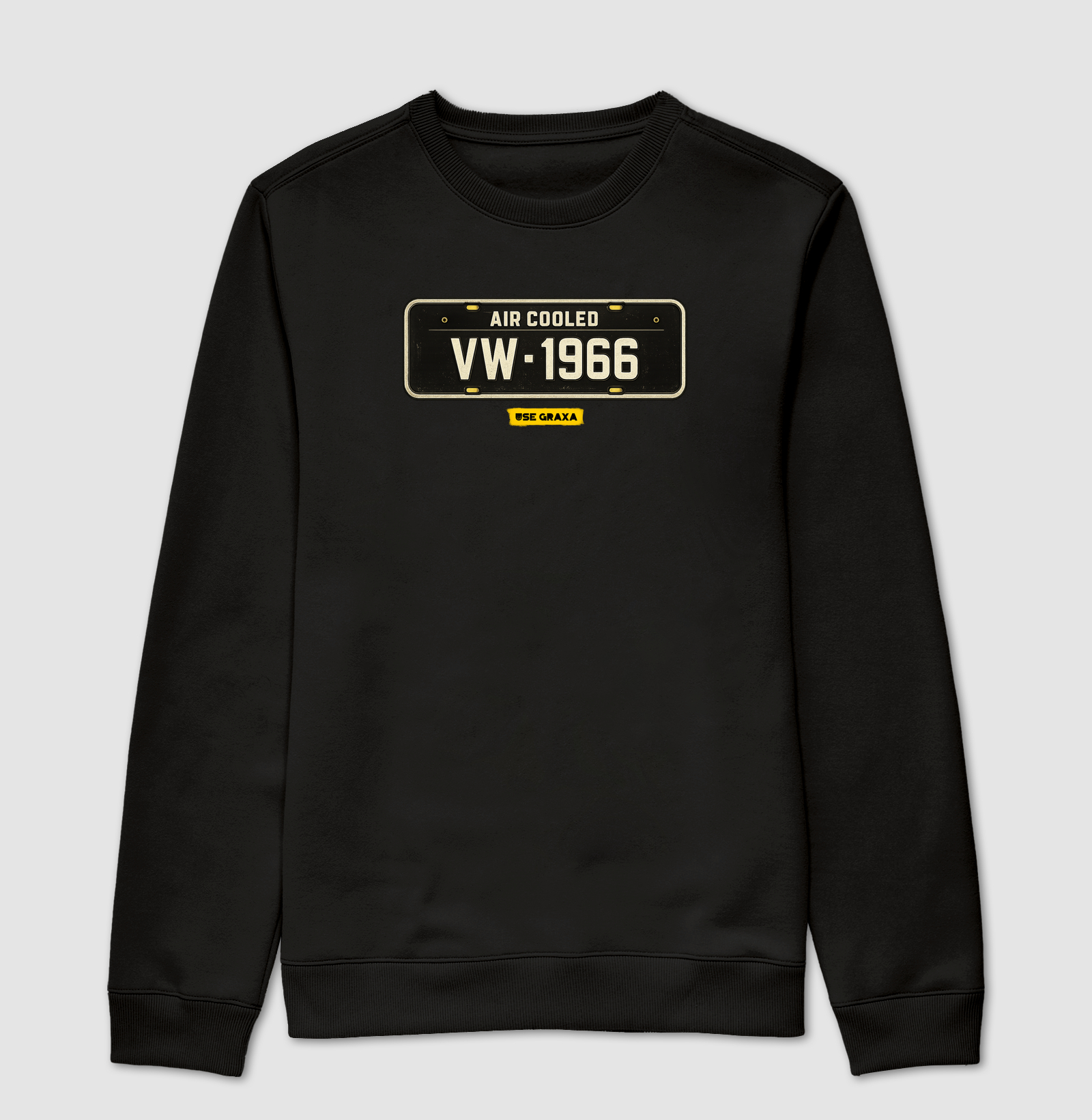 Air Cooled VW 1966 Placa Preta