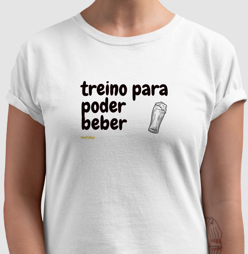 treino pra poder beber (copo de cerveja)