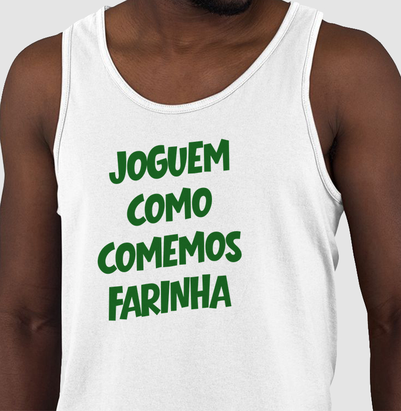 Joguem como comemos farinha