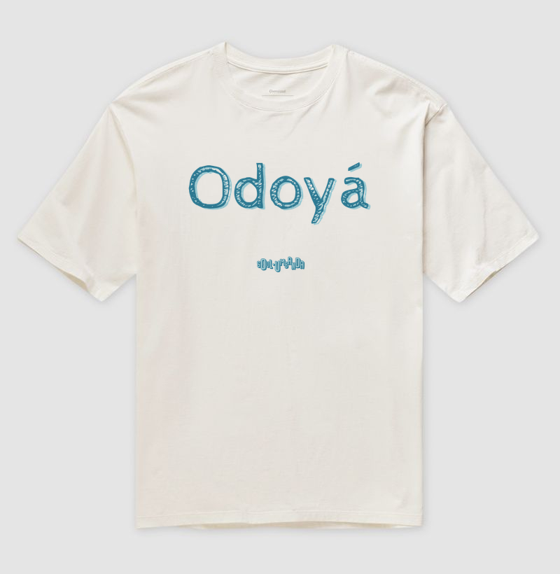 oversized IEMANJÁ saudação unissex