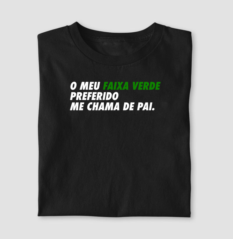 Meu faixa verde preferido me chama de pai.