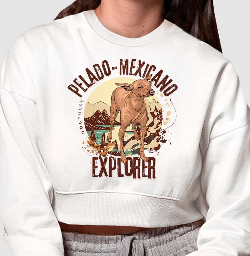 Cropped Moletom Dog Pulse Pelado Mexicano Explorer – Ancient Nomad