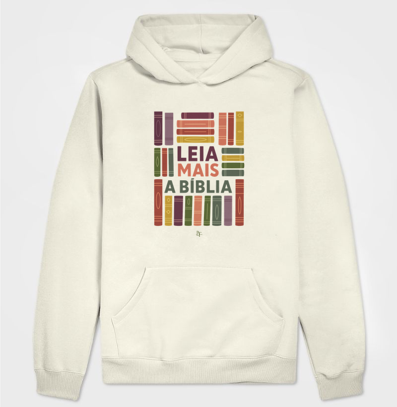 Leia Mais a Bíblia - Hoodie Moletom