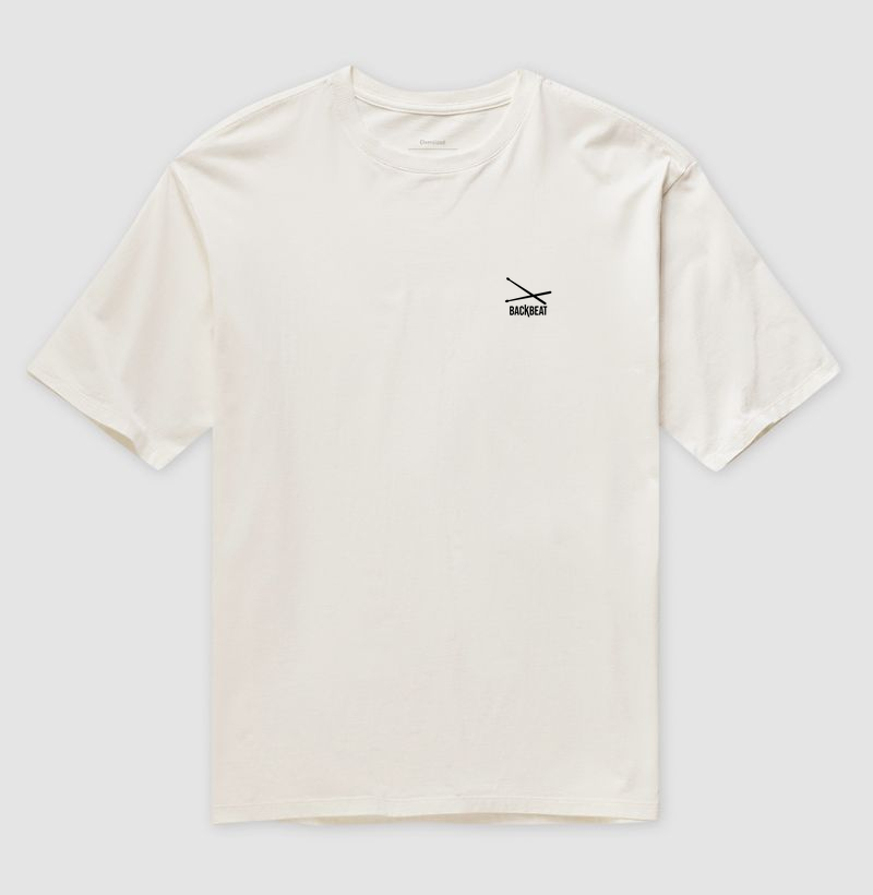 Oversised Backbeat Sticks Bolso - Off White