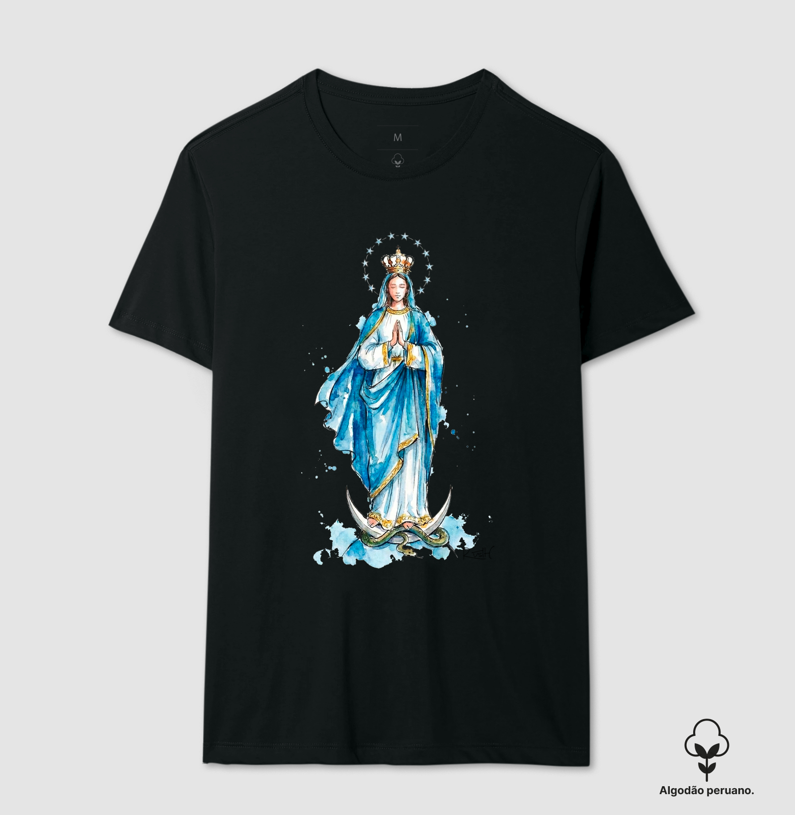 Camiseta Nossa Senhora da Conceição | Algodão Peruano