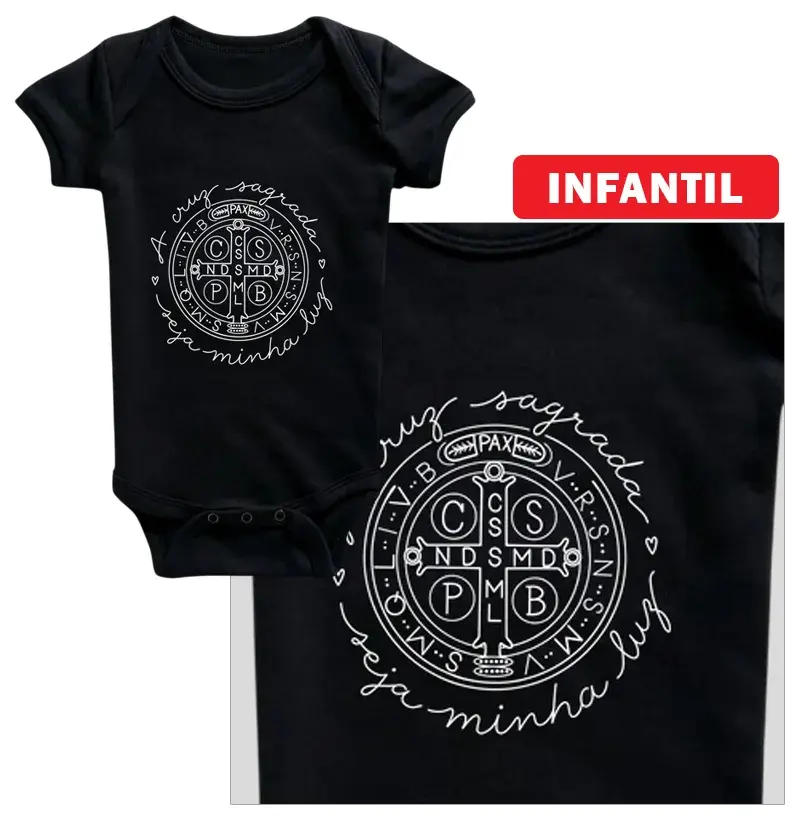 Luz da Cruz - Body Infantil