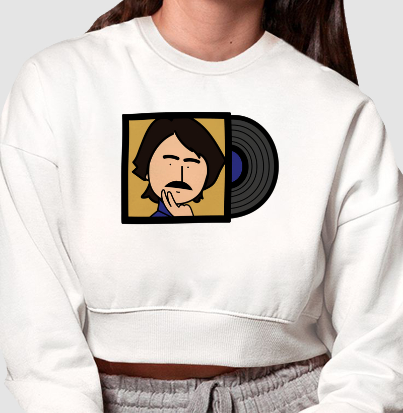 Cropped Moletom Inspiração Belchior - Melodrama