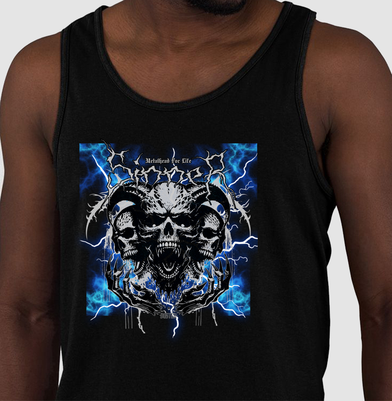 Metal Head For Life - Camiseta Regata