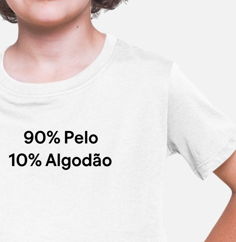 90% Pelo, 10% Algodão