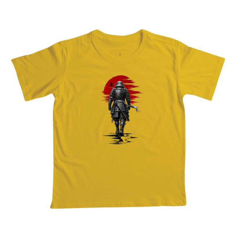 SAMURAI — O Caminho do Aço - Camiseta Infantil