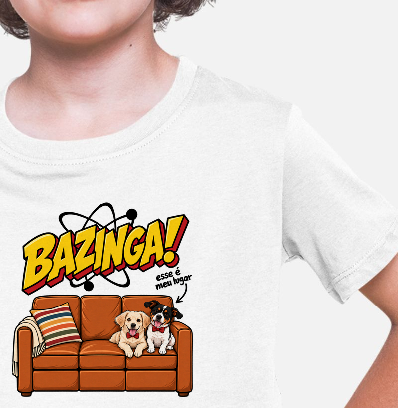 Esse é meu lugar - Camiseta Infantil
