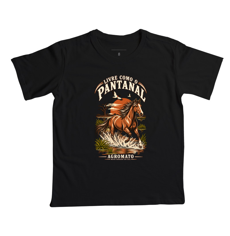 Camiseta Livre como o Pantanal