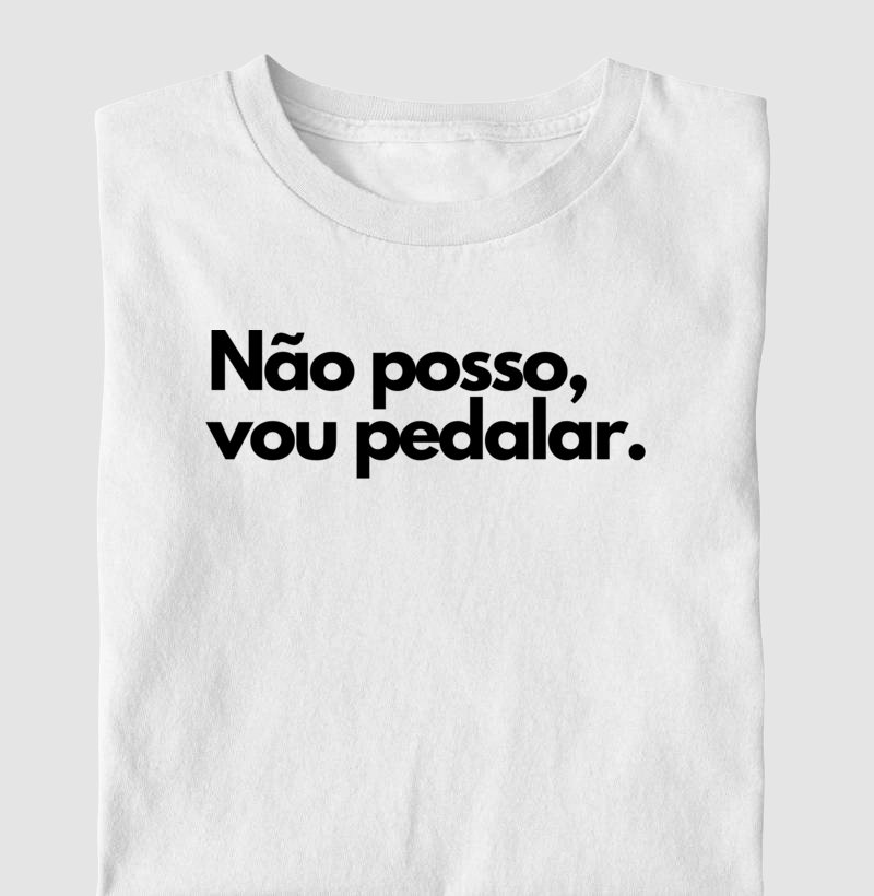 Não posso - vou pedalar