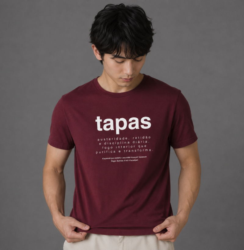 Camiseta Tapas – Yoga Sūtras de Patañjali