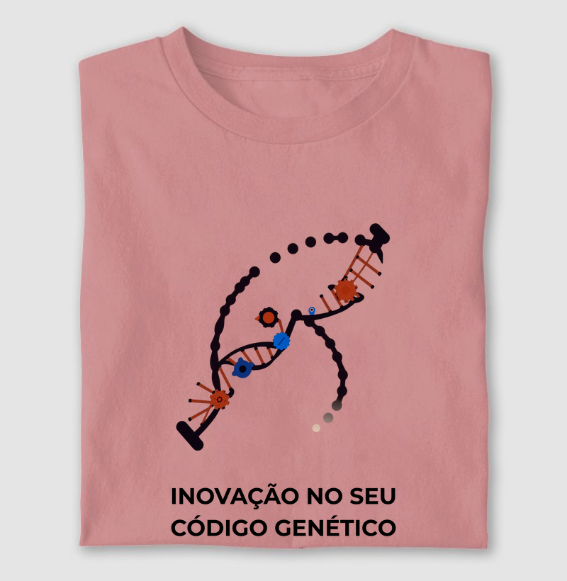 Camiseta - Inovação no seu código genético