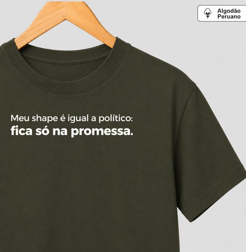 Meu shape é igual a político